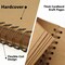 Hardcover Kraft Blank Page DIY Scrapbook Photo Album, 40 Pages (20 Sheets) - Perfect for Wedding Anniversaries, Family Memories, and Small Scrapbooking Projects